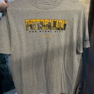 Columbia Gray Pittsburgh Graphic Men's T-Shirt
